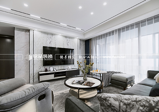 杭州三堡家园-120㎡公寓现代装修效果图