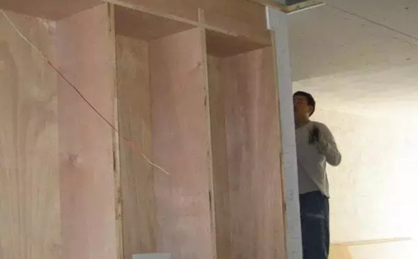 木工装修施工现场