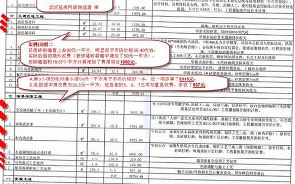 装修报价单