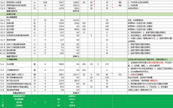 装修报价单